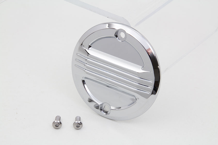 HARLEY Chrom Luftstrom-Zündsystemabdeckung Passend für 1984-1998 FXST, 1986-1998 FLST, 1991-1998 FXD,