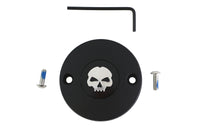 HARLEY M8 Zündanlagenabdeckung Totenkopf Schwarz Passend für 2017-UP FLT, 2018-UP FXST,