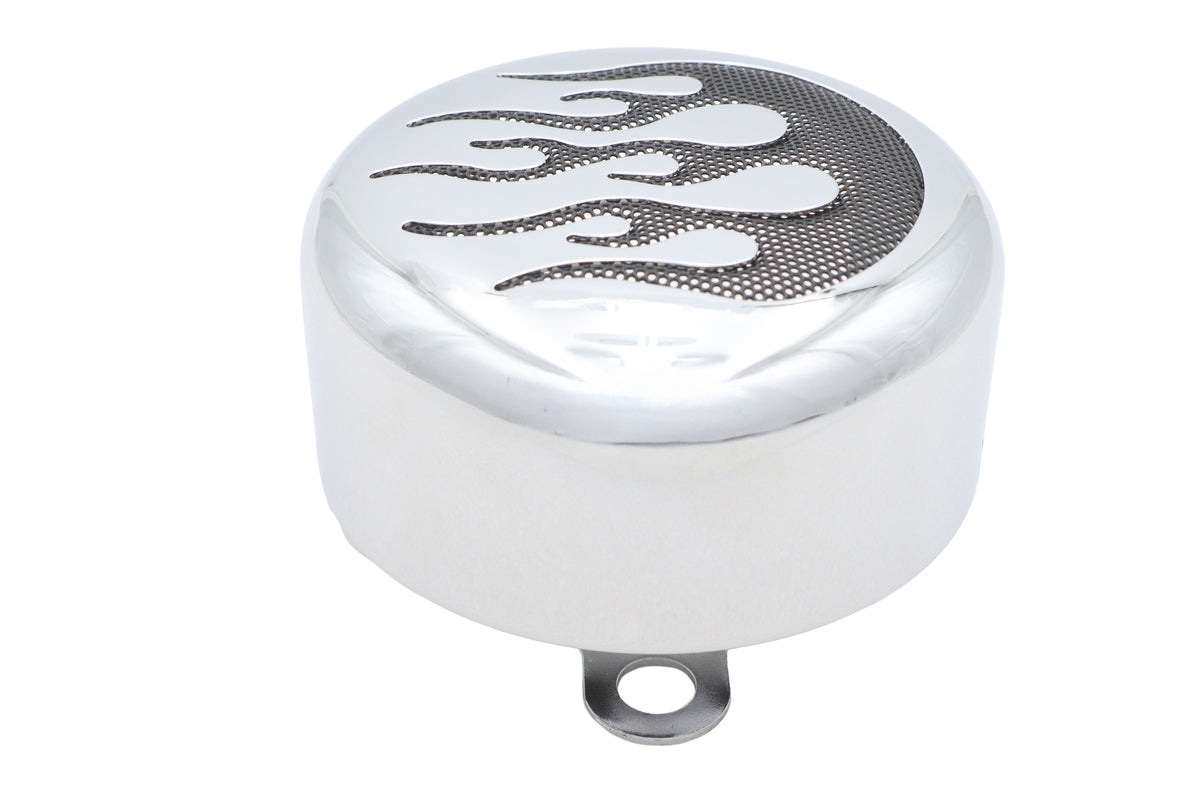 HARLEY Flame Accent Horn Cover Fits FXST 1993-UP,   FLST 1993-UP,   XL 1993-UP,