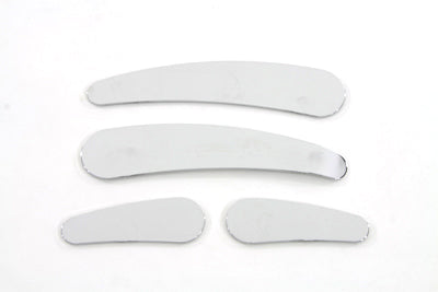 HARLEY Smooth Frame Cover Trim Set fits 2000-2006 FXST,   2000-UP FXST,