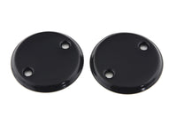 HARLEY 45 Zoll Inspektionsdeckel-Set Schwarz Passend für 1932-1964 G, 1936-1952 W,