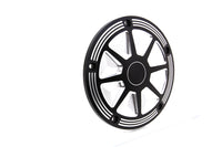 HARLEY Schwarzer Kontrast Derby Cover Passend für 1999-2018 FLST, 1999-2018 FXST, 1999-2015 FLT, 1999-201