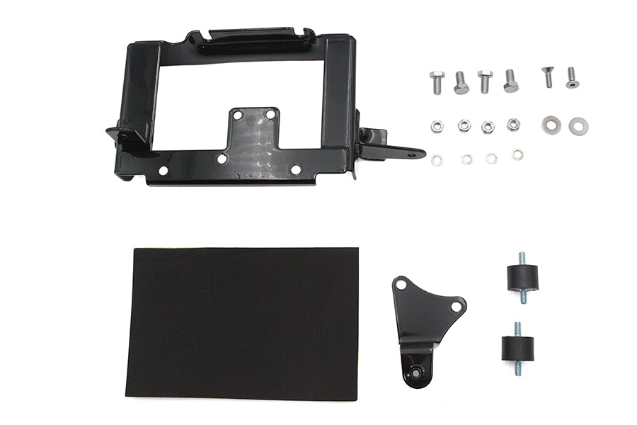 HARLEY Schwarzer Batteriehalter-Kit Passend für 1970–1979 FLH,