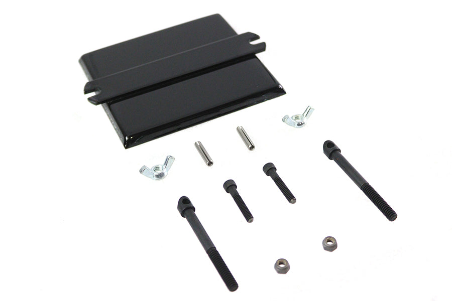 HARLEY 45 Zoll W/G Batteriebox Deckelkit Schwarz Passend für 1937-1952 W, 1929-1936 R, 1933-1963 G,