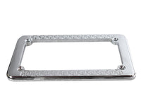 HARLEY Nummernschildrahmen maltesischer Stil Chrom Passend für 0-  Custom, Anwendung für 4 X 7-1/2" Nummernschild