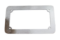 HARLEY Nummernschildrahmen maltesischer Stil Chrom Passend für 0-  Custom, Anwendung für 4 X 7-1/2" Nummernschild