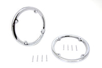 HARLEY Chromblende für hintere Tour-Pak Lautsprecher, passend für 1998-2013 FLHTCU, 1998-2013 FLHTK, 1998-2013 F