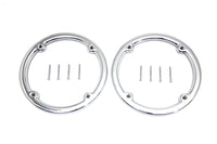 HARLEY Chromblende für hintere Tour-Pak Lautsprecher, passend für 1998-2013 FLHTCU, 1998-2013 FLHTK, 1998-2013 F