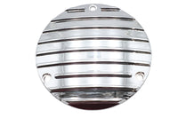 HARLEY Gerippter Derby-Deckel Chrom Passt für 1971-1984 FX, 1970-1984 FL, 1984-1998 FXST, 1986-1998 FL