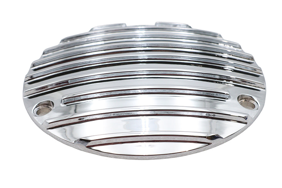 HARLEY Gerippter Derby-Deckel Chrom Passt für 1971-1984 FX, 1970-1984 FL, 1984-1998 FXST, 1986-1998 FL