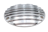 HARLEY Gerippter Derby-Deckel Chrom Passt für 1971-1984 FX, 1970-1984 FL, 1984-1998 FXST, 1986-1998 FL