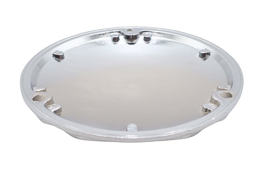 HARLEY Gerippter Derby-Deckel Chrom Passt für 1971-1984 FX, 1970-1984 FL, 1984-1998 FXST, 1986-1998 FL
