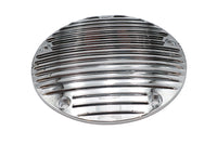 HARLEY Finned Derby-Deckel Chrom Passt für 1999–2015 FLT, 1999–2017 FXD, 1999–2018 FLST, 1999–2018