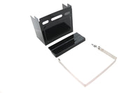 HARLEY Schwarze Batterieabdeckung Kit passend für 1973-1984 FXE,