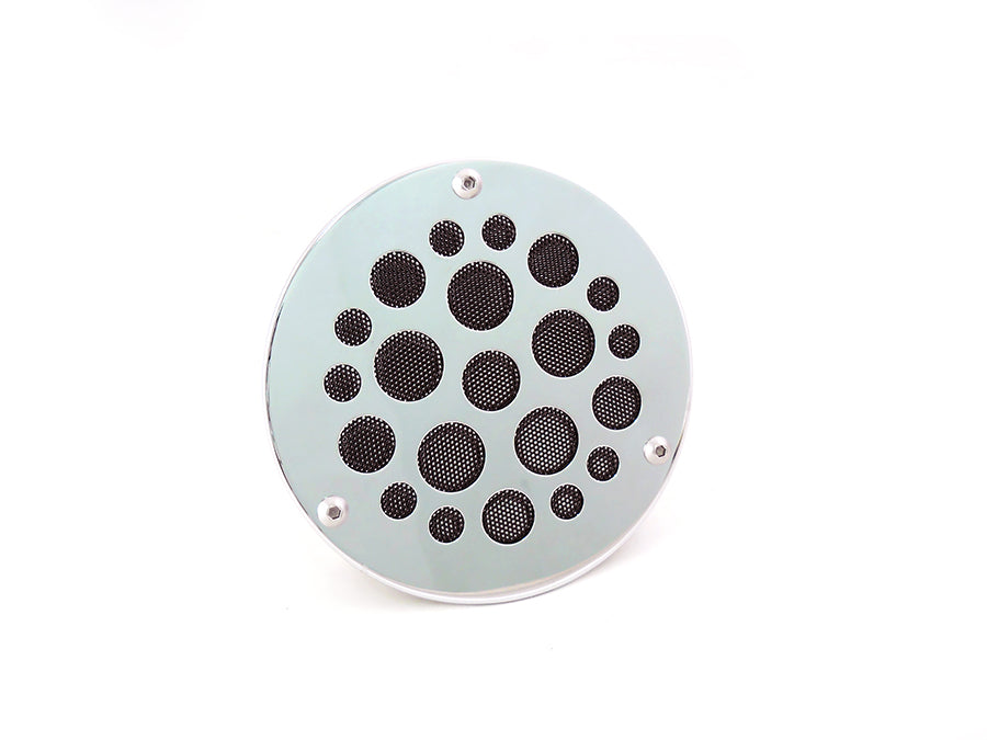 HARLEY 3-Loch Derby Cover Chrom Passend für 1970-1984 FL,   1971-1984 FX,   1984-1984 FXST,   1985-1998 FX
