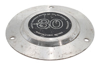 HARLEY Replika AMF 80 Zoll 3-Loch Derby Cover Chrom Passend für 1970-1984 FL,   1971-1984 FX,   1984-1998