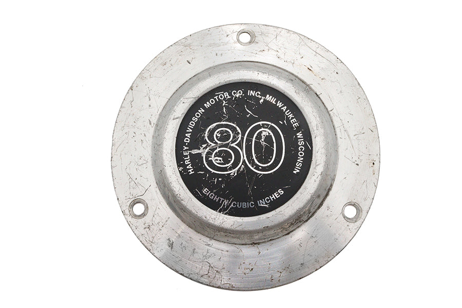 HARLEY Replika AMF 80 Zoll 3-Loch Derby Cover Chrom Passend für 1970-1984 FL,   1971-1984 FX,   1984-1998