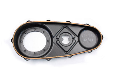 HARLEY Äußerer Primärdeckel Flach Mattschwarz Passend für 1936-1940 EL, 1936-1940 UL,