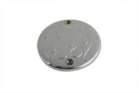 HARLEY Chrom Flammen Zündsystemabdeckung Passend für 1970-1984 FL, 1971-1985 FX, 1984-1998 FXST, 198
