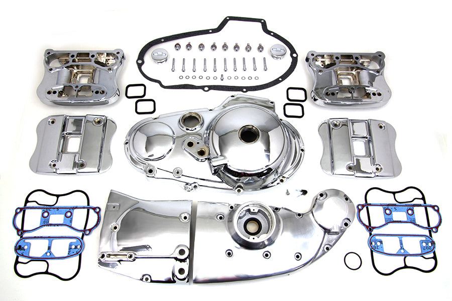 HARLEY Verchromtes Motorverschönerungs-Kit passend für XL-Modelle von 1986-1990,