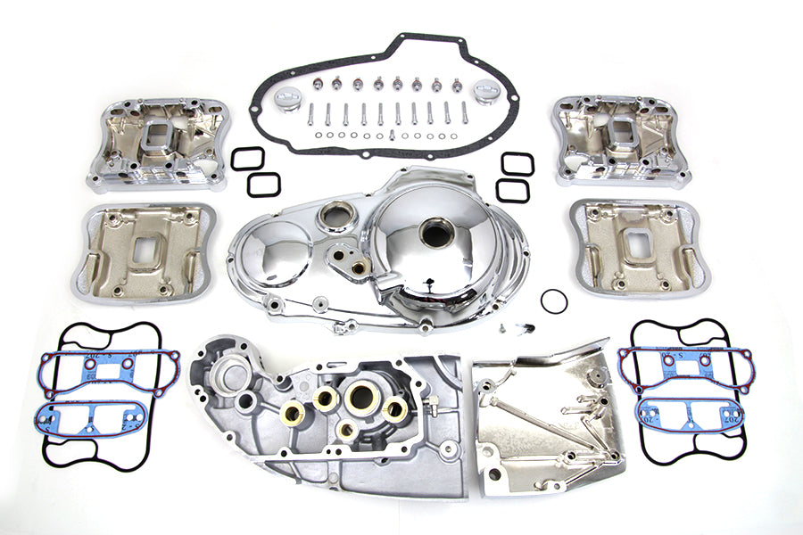 HARLEY Verchromtes Motorverschönerungs-Kit passend für XL-Modelle von 1986-1990,