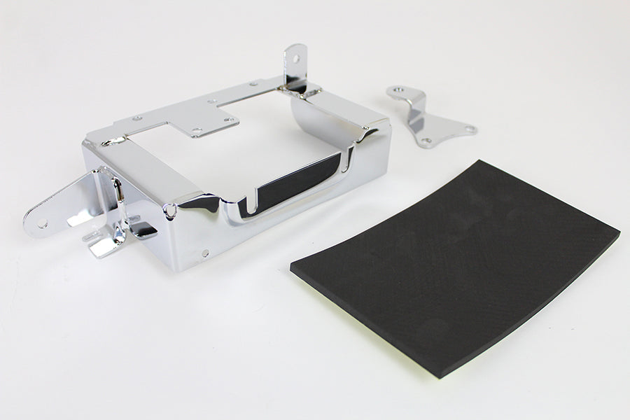 HARLEY verchromter Batterieträger Passend für 1970-1979 FLH,
