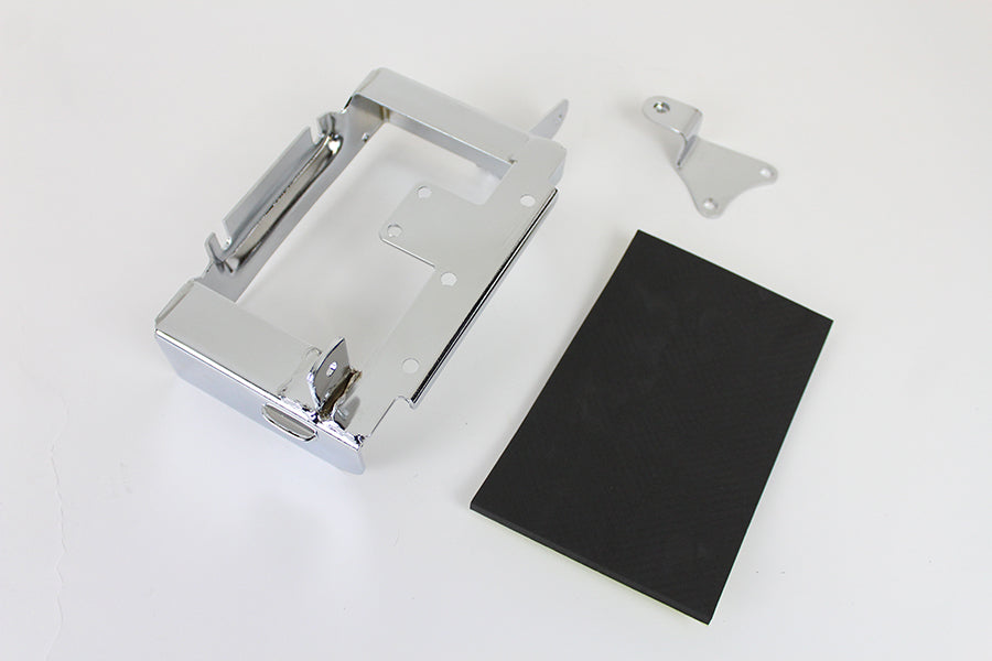 HARLEY verchromter Batterieträger Passend für 1970-1979 FLH,
