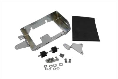 HARLEY Chrom-Batterieträger-Kit passend für FLH von 1970–1979,