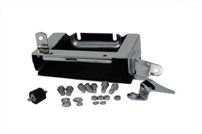 HARLEY Chrom-Batteriehalter-Kit passend für 1980-1984 FLH,