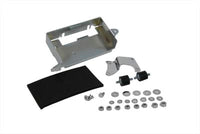 HARLEY Chrom Batteriehalter Kit passend für 1980-1984 FXE, 1981-1984 FLHS-80, Ende 1981-Ende 1984