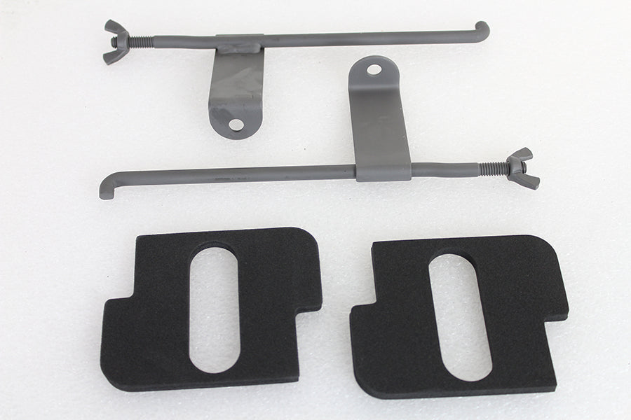 HARLEY Batteriestangen-Set mit Polstern passend für 1958-1964 FL,