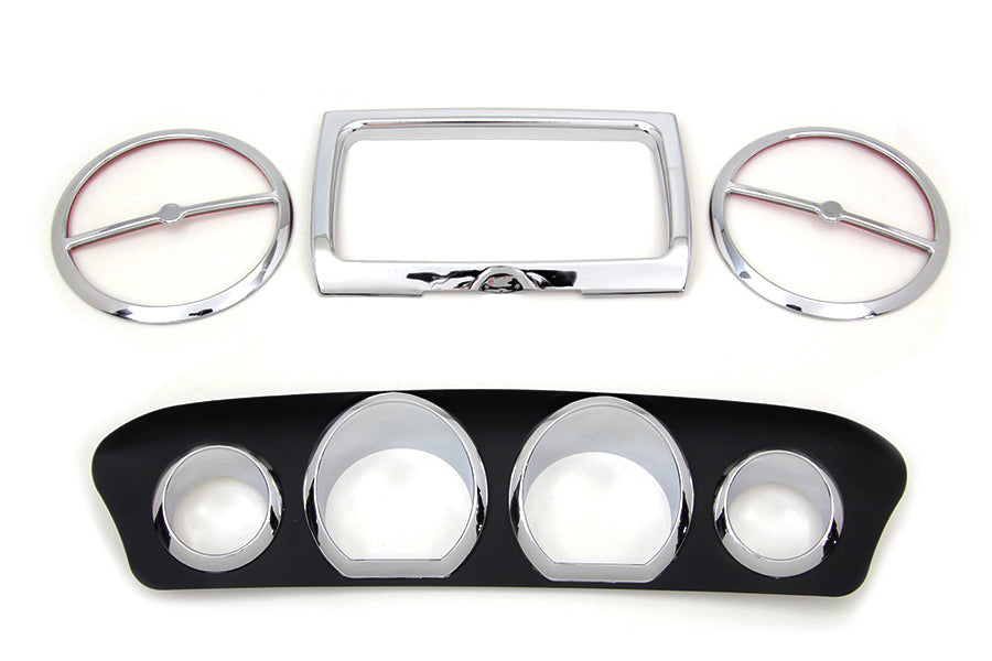 HARLEY Innenverkleidung Verkleidungssatz Chrom Passend für 2014-UP FLHT, 2014-UP FLHX,