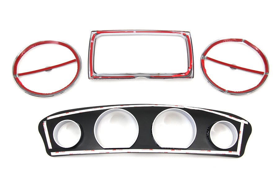 HARLEY Innenverkleidung Verkleidungssatz Chrom Passend für 2014-UP FLHT, 2014-UP FLHX,