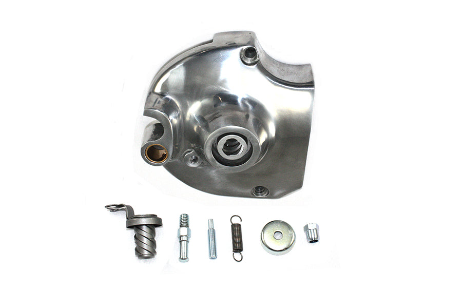 HARLEY Kickstarter- und E-Start-Ritzeldeckel komplett poliert, passend für 1952-1956 KH, 1957-1970 XLCH, 195