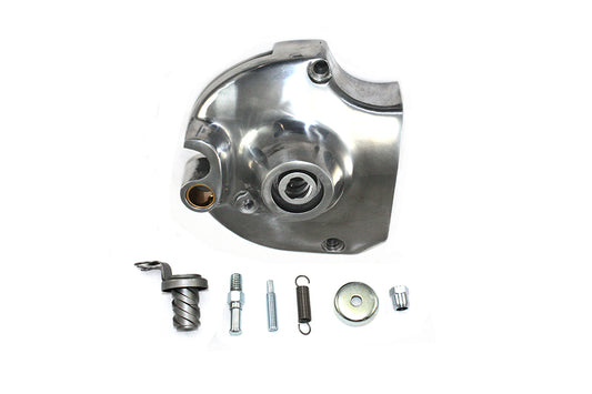 HARLEY キック＆エレクトリックスプロケットカバー ポリッシュ仕上げ 1952-1956 KH、1957-1970 XLCH、195 に適合