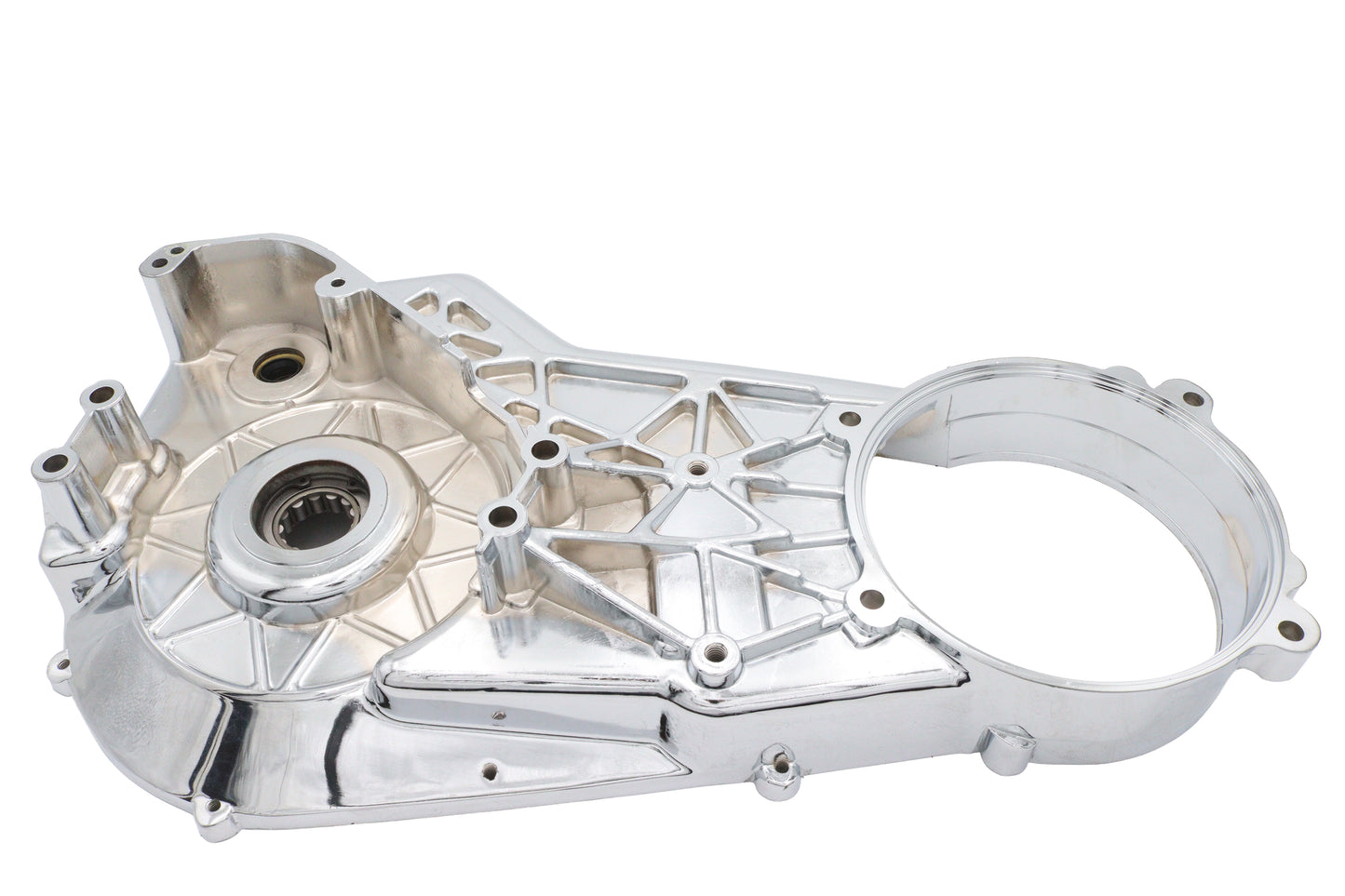 HARLEY Chrom Inner Primary Cover passend für 1990-1993 FXST, 1990-1993 FLST,