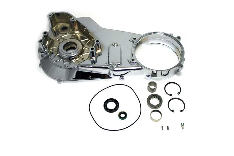 HARLEY Chrom-Innenprimärdeckelbaugruppe passend für 1994-2006 FXST, 1994-2006 FLST,