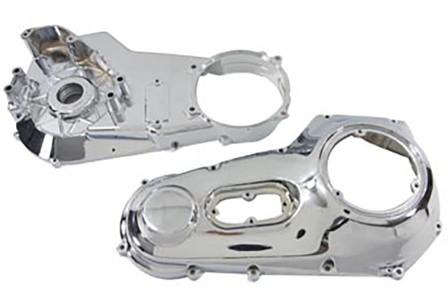 HARLEY Chrom Primär-Abdeckungssatz Passend für 1990-1993 FXST, 1990-1993 FLST,