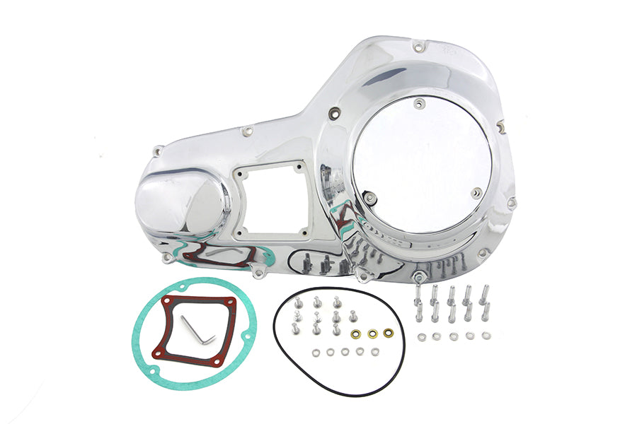 HARLEY Chrom Outer Primary Cover Kit Passend für 1989-1993 FLT, 1989-1993 FXR,