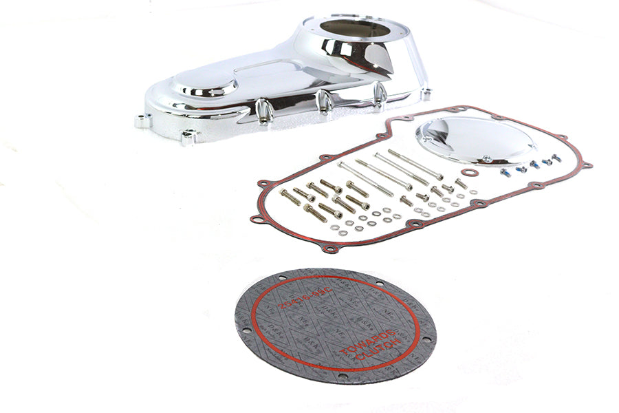 HARLEY Chrom-Primärdeckel-Kit passt für 2006-2017 FXDWG, 2007-2017 FXST,