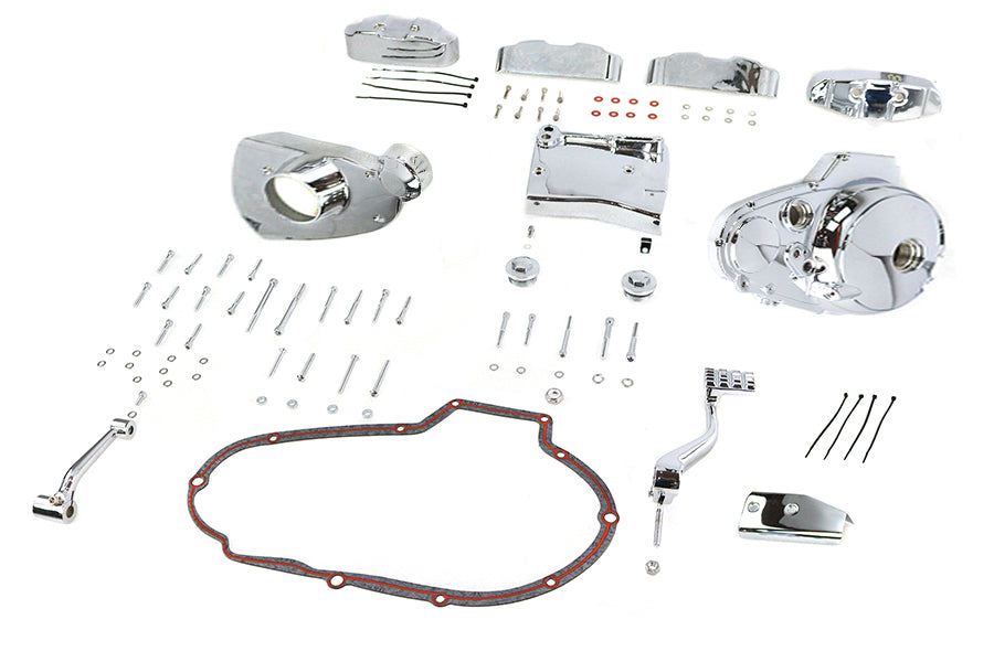 HARLEY Verchromtes Motorverschönerungs-Kit passend für XL-Modelle von 1986–1990,