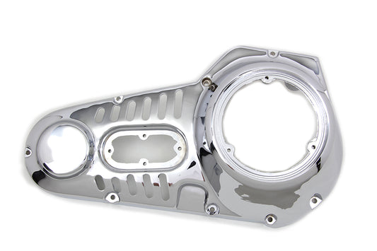 HARLEY Chrome Outer Primary Cover Fits 0-  Custom, application with milled slots for belt drive mode