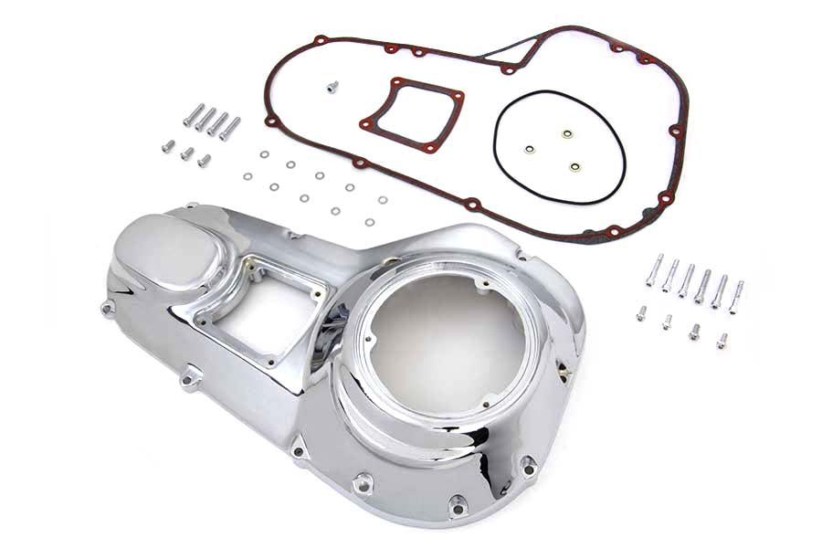 HARLEY Verchromter äußerer Primärdeckelsatz, passend für 1989-1993 FXR, 1989-1993 FLT,