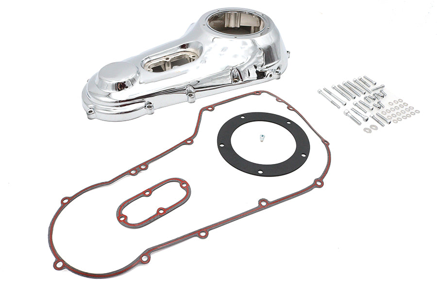 HARLEY Verchromter äußere Primärdeckel-Kit Passend für 1999–2006 FXST, 1999–2006 FLST, 1999–2005 FXD, 1999
