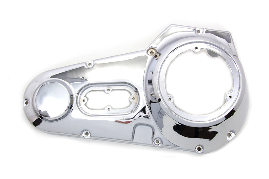 HARLEY Chrom Außenliegender Primärdeckel Passend für 1980-1984 FXB, mit hinterem Riemen 1983-1984 FLHS-80, 1983-1986