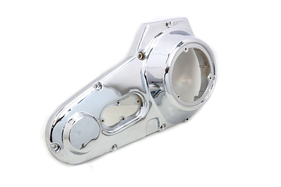 HARLEY Chrom Außenliegender Primärdeckel Passend für 1980-1984 FXB, mit hinterem Riemen 1983-1984 FLHS-80, 1983-1986
