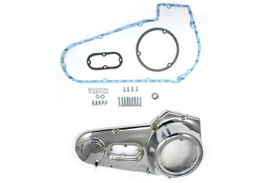 HARLEY Chrom Außendeckel-Kit für 1982-1984 FLH, mit hinterem Riemen