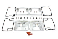 HARLEY Wyatt Gatling Top Rocker Box Cover and D-Ring Set Chrome fits 1992-1999 FX,  1992-1999 FL,