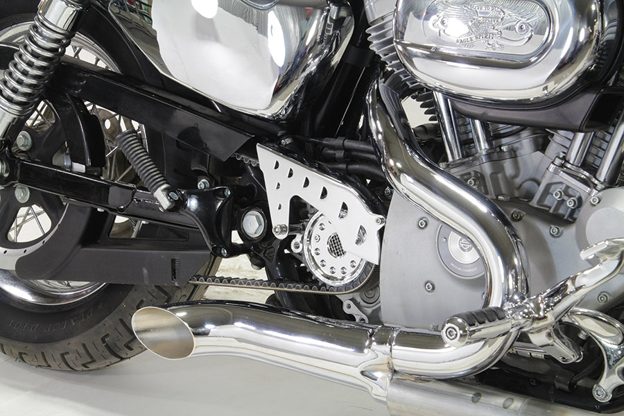 HARLEY Outlaw Chrom-Riemenscheibenabdeckungssatz passend für XL ab 2004,