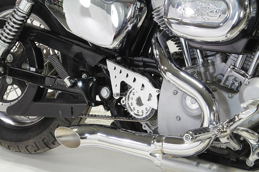 ハーレー アウトロー クロームプーリーカバーキット 2004年以降XLモデル適合
